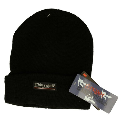 BOYS 81B007 WINTER THINSULATE BEANIE HAT BY STREET ESSENTIALS RETAIL PRICE £2.99 - Picture 4 of 10