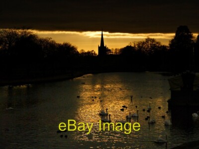 Photo 6x4 Sunset at Stratford-Upon-Avon Stratford-upon-Avon Looking from  c2013