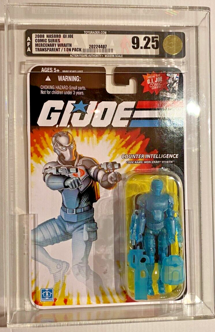 Wraith Gi Joe 2008 Gi Joe Counter Intelligence Mercenary Wraith Clear Blue Variant ...