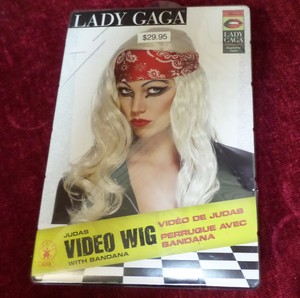 New Lady Gaga Officially Licensed Wig White Halloween Party