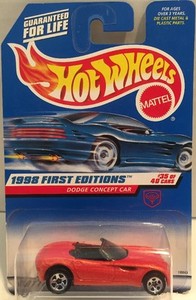 hot wheels 1998 first editions dodge concept car