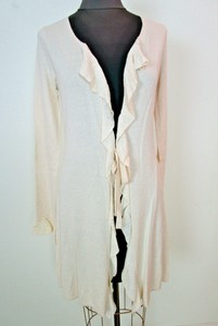 ivory tie front cardigan