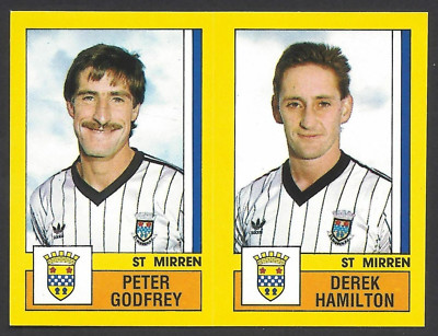 PANINI - FOOTBALL 87 - #559 A/B DEREK HAMILTON & PETER GODFREY, ST MIRREN