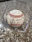 Lee Smith Signed Heavily Inscribed Stat Baseball Beckett Certified.