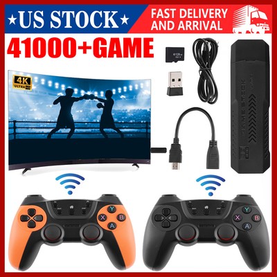 X2 PRO 128G 41000+  Games 4K Game Stick 3D HD Retro Video Game Console Wireless