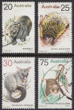 Australia  1974  Animals set  SG 561 - 564  good used