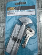 Trade Profile Cylinder & Thumbturn 40/40mm Satin