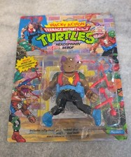 Unpunched 1991 Playmates TMNT Teenage Mutant Ninja Turtles Headspinnin' Bebop