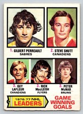 1977-78 O-Pee-Chee #7 Perreault/Steve Shutt/Guy Lafleur Low Grade (ref 216244)