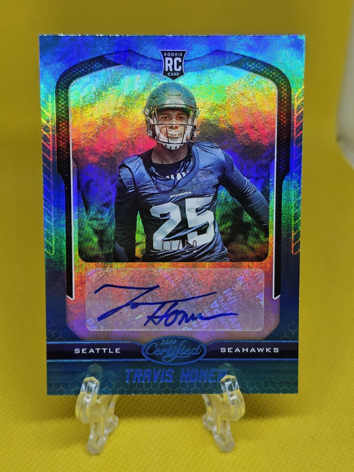 Travis Homer Panini Certified #162 Autograph