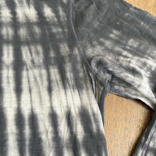 Smartwool Merino Base Layer Long Sleeve Plant Based Dye Gray Logo Crew L *no tag - Picture 4 of 10