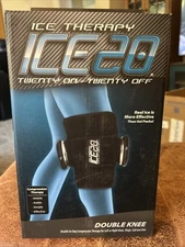 NEW - ICE20 Double Knee ICE Therapy Compression Wrap - FREESHIP