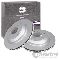 2X A.B.S. Bremsscheiben 358Mm Hinten Passend FüR Audi Q7 Porsche Cayenne VW