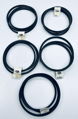 Lot of 5 Gates A85 Hi-Power II V-Belt Smooth 87''-Outside Length 1/2''-Top Width