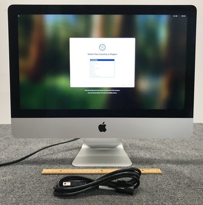 Apple iMac A2116 MRT42LL/A 2019 4K 21.5'' i5-8500 8GB RAM 512GB NVMe w/Cord As Is