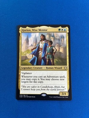 MTG Magic The Gathering Commander EDH Deck. Gorion, Wise Mentor. Adventure Deck