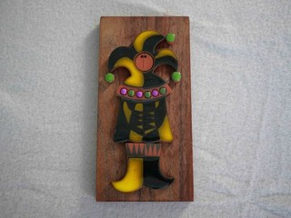 Hornsea Pottery Muramic Jester Wall Plaque Alan Luckham 1970’s Ceramics