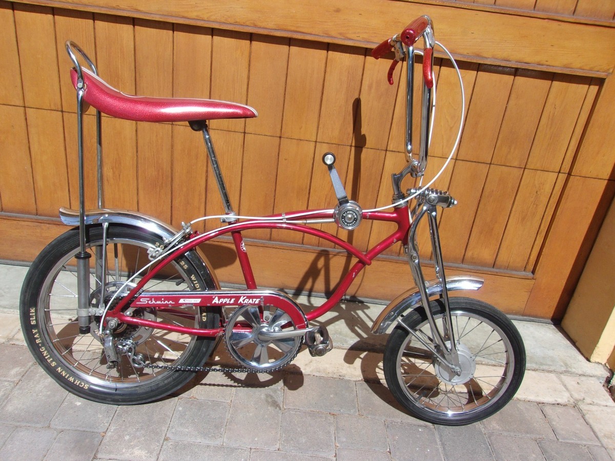 Schwinn 1969 Apple Krate Stingray Really Nice Riding Shifting Bike