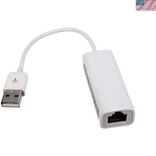 USB 2.0 to RJ45 Ethernet Adapter - Fast 10/100Mbps Connection, Compact Design