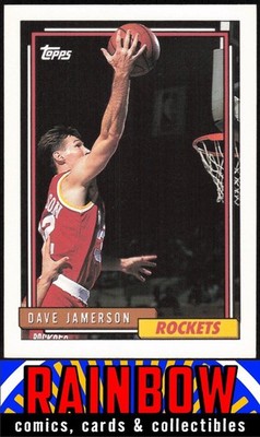 1992-93 Topps #179 Dave Jamerson Houston Rockets