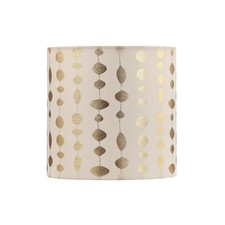 Aspen Creative 31314, Hardback Drum Spider Lamp Shade with Gold Print, 10" To...