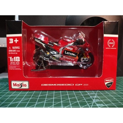 Maisto 1:18 Model Kit MotoGP 2023 Ducati Lenovo Team #1 Francesco Bagnaia