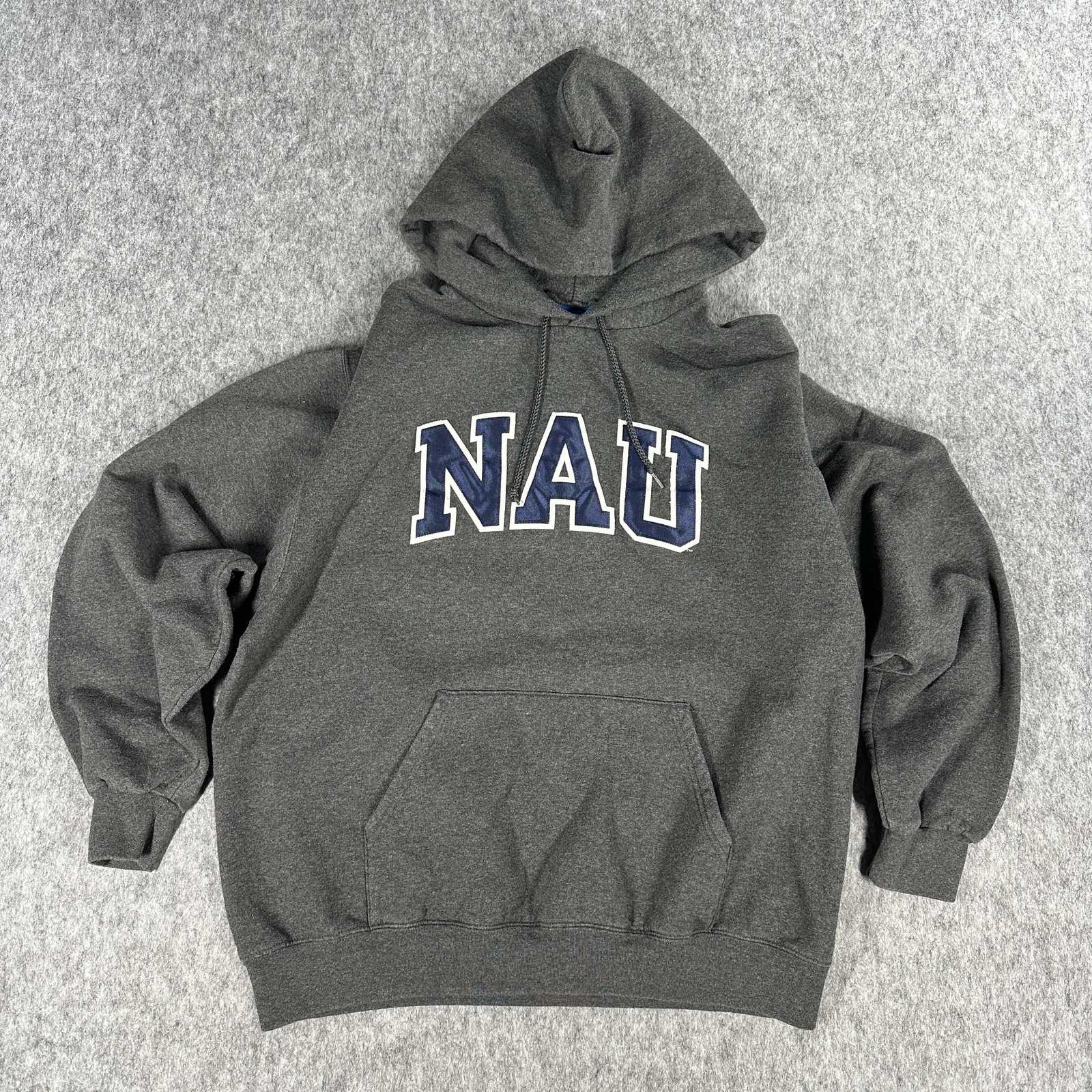 Vintage Champion NAU Hoodie Sweatshirt Mens Large… - image 1