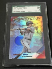 1999 Topps Finest - Gamers Chipper Jones #270 Refractor SGC 96 Mint 9 Braves