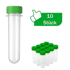 10x Petling Con Tapa Verde | Contenedor De Geocaching 12cm x Ø2,3cm