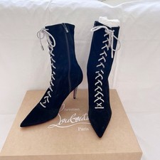 Christian Louboutin Astrid Lace Strass Booty Sz 38