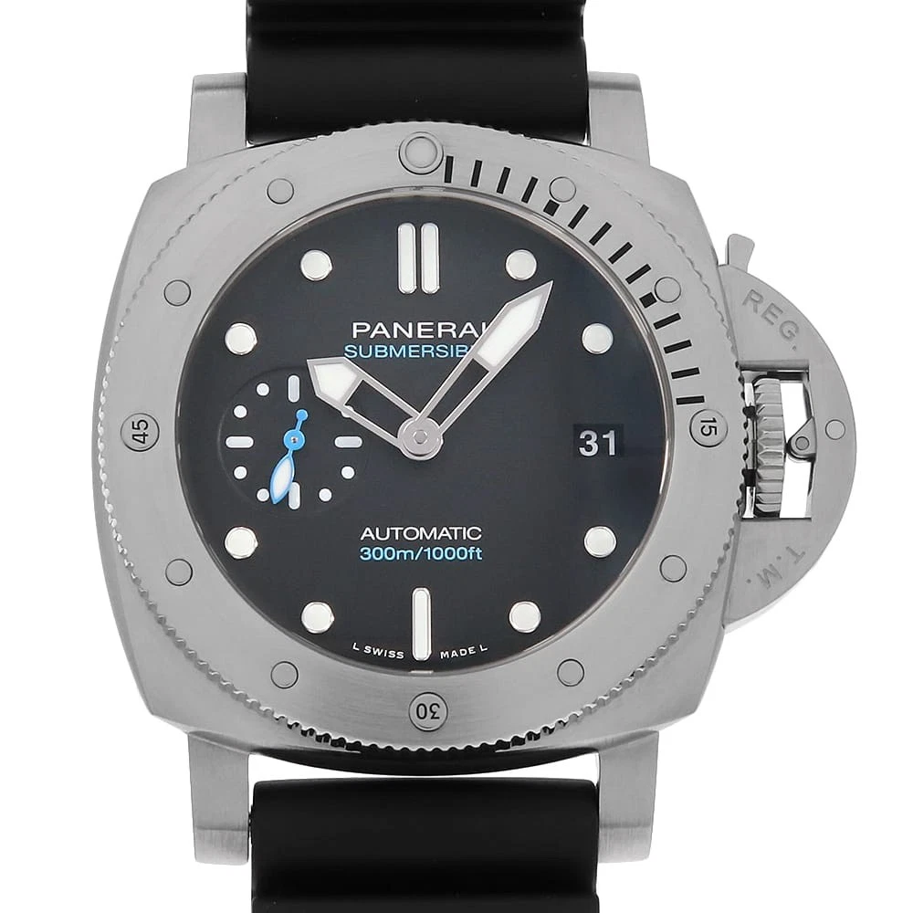 Panerai — PANERAI Submersible PAM02973 Y number second hand mens