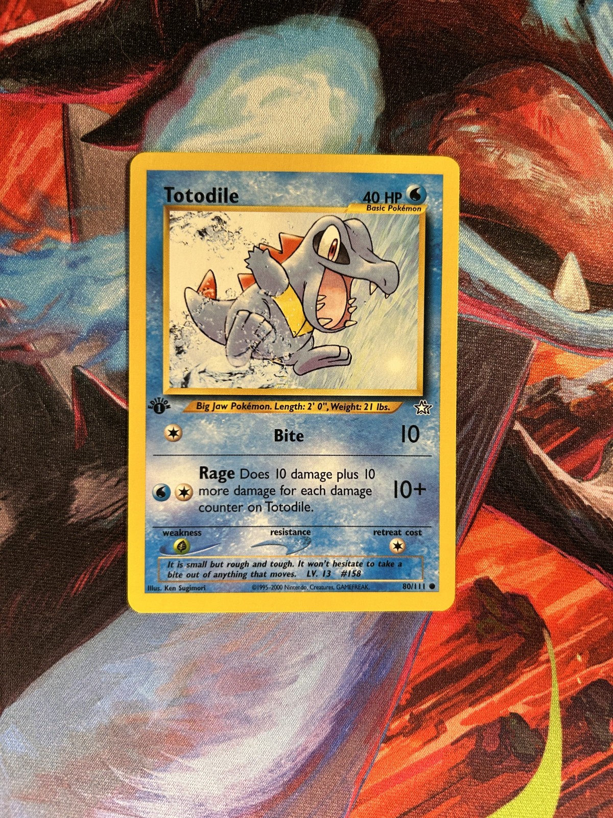 Totodile 80/111 Neo Genesis Regular 1st edition -NM