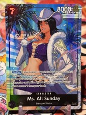 MS ALL SUNDAY - One Piece OP14-084 - AA Alt Art Super Rare SR - The Azure Sea's