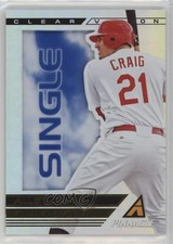 2013 Panini Pinnacle Clear Vision Single Allen Craig #CV55 5x5