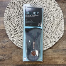 Orthaheel Relief Med Support Full Length Insoles Large M 9.5-11 W 10.5-12 NEW