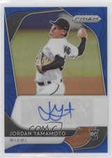 2020 Panini Prizm Rookie Blue Prizm 58/99 Jordan Yamamoto #RA-JY Auto RC 3nn