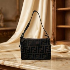 Vintage Brown Fendi Shoulder Bag