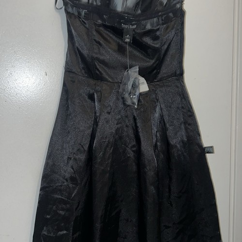 White House Black Market Strapless Jacquard Feather Print Ladies Dress Sz.4 $180 - Picture 12 of 14