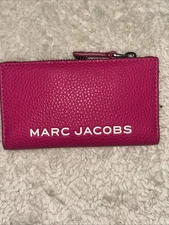 Marc Jacobs 4R4SMP040S01 MEDIUM FLAT WALLET, Hot PInk