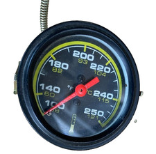 Temperature Auto Gauge With Cable Vintage