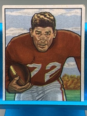 1950 Bowman - Norm Standlee #143 Rookie 49ers No Creases Great Centering