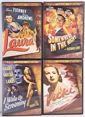 4 Fox Film Noir Lot ~ Dvd (4-Disc Set) 20th Century Fox Noir