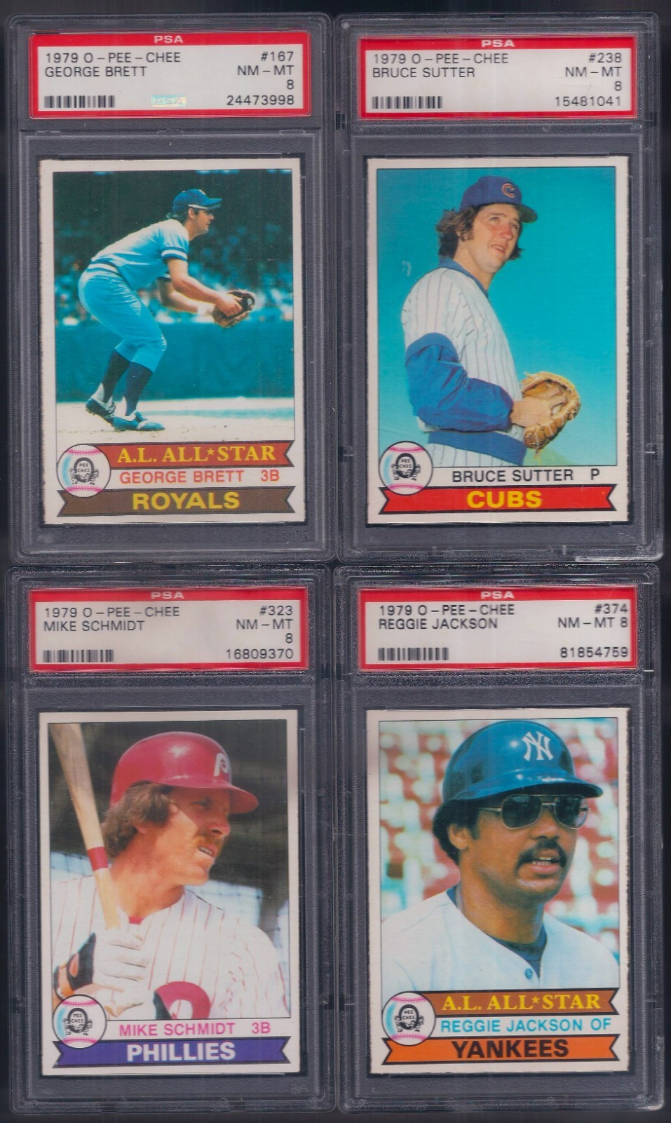 PSA 8.5 1981 OPC O-pee-chee Gray Back #229 Rollie Fingers POP 1; 1-CARD ONLY view 7