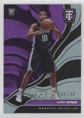 2017 Panini Totally Certified Rookies Purple /199 Ivan Rabb #145 Rookie RC g2l