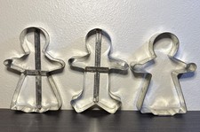 COOKIE CUTTER 3pc Girl or Angel 5 stainless s...