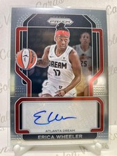 2022 Prizm WNBA Signatures #SG-EWL Erica Wheeler Auto Atlanta Dream