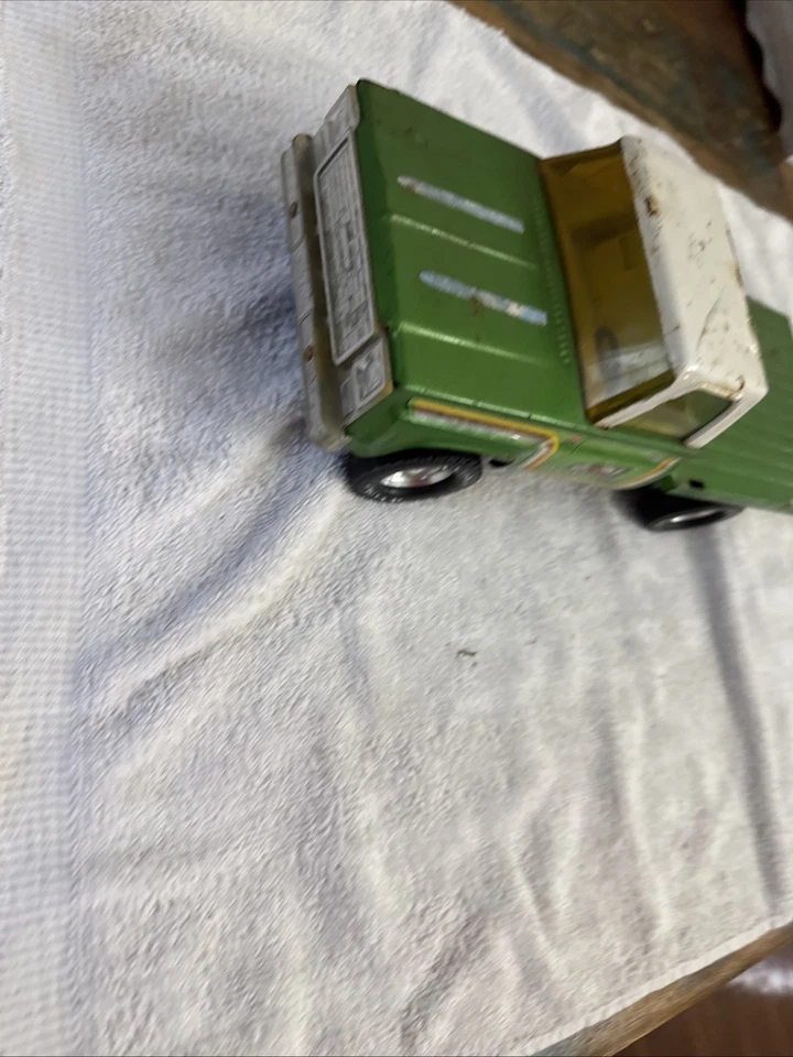 Vintage 1980's Nylint Farms Pressed Steel Farm Truck With Trailer - Image 4 of 4