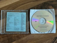 VARIOUS Give Peace A Chance 91 promo CD single  TOM PETTY OFRA HAZA CYNDI LAUPER