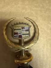 89 - 93 Cadillac Deville Hood Ornament Emblem Gold Oem Fwd Only Please Read