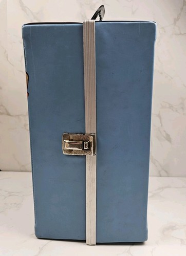 Vintage 1964 Barbie and Ken Double Doll Vinyl Blue Carrying Case - Picture 5 of 24